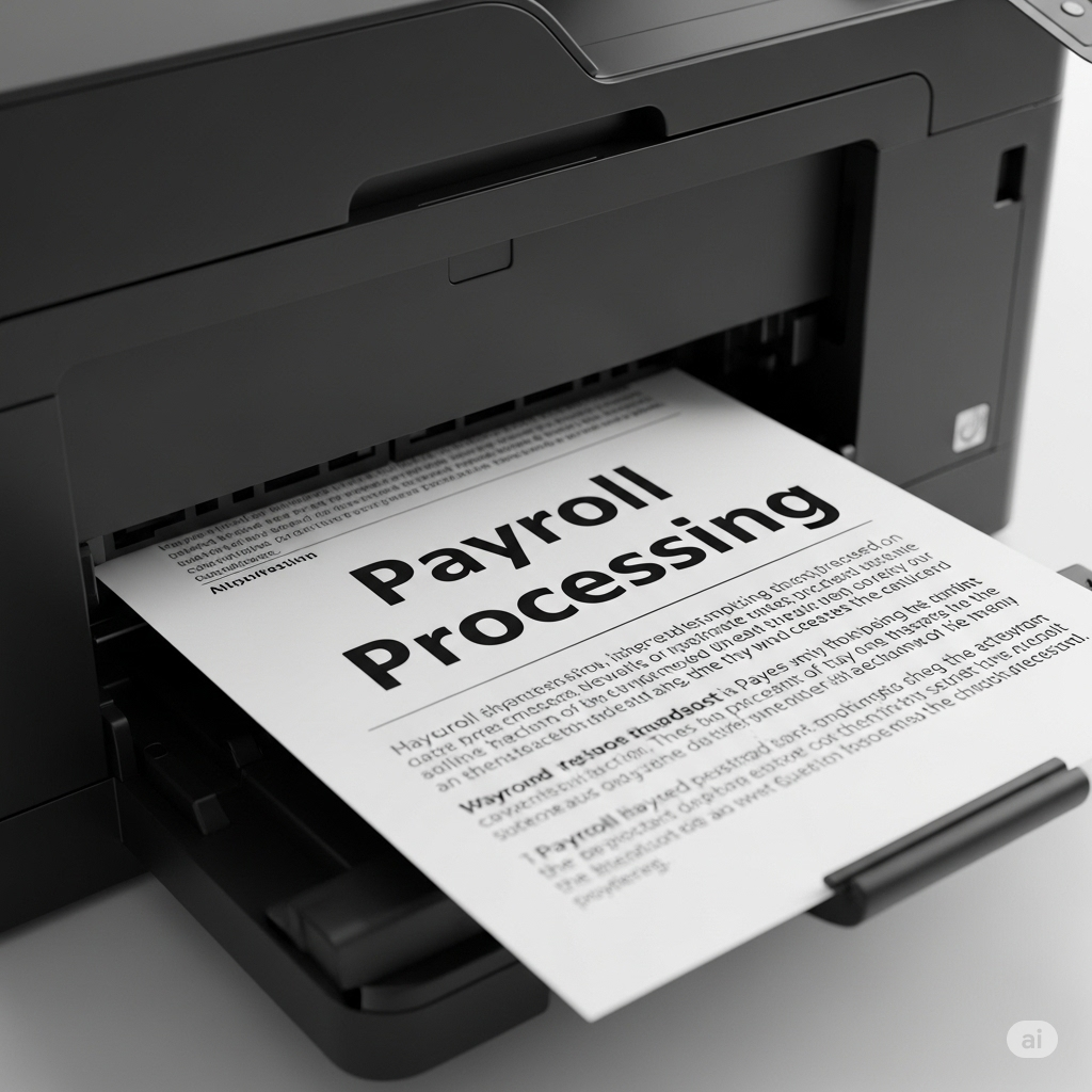 Payslip payroll processing