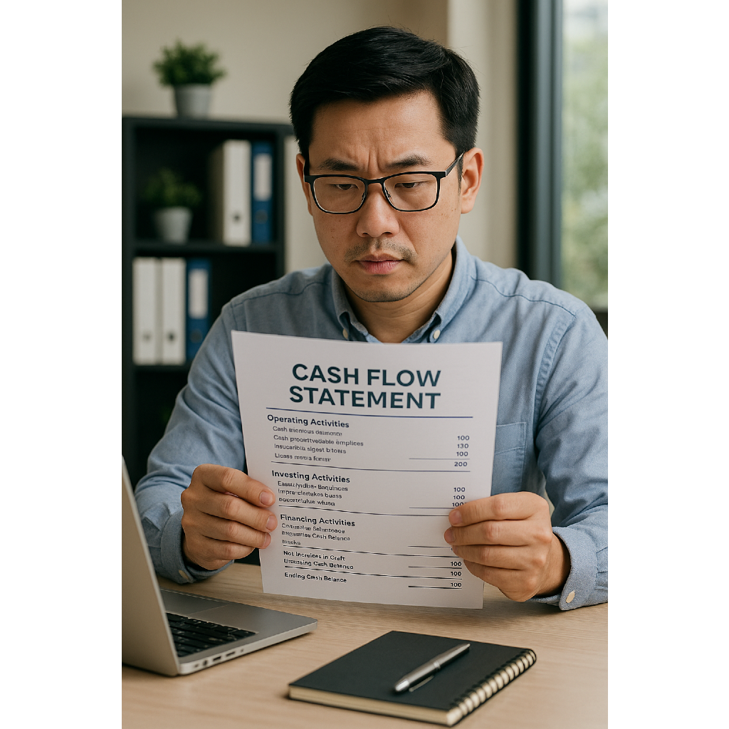 reviewing cash flow statements | What Is a Cash Flow Statement? | Adventus Business Consult reviewing cash flow statements