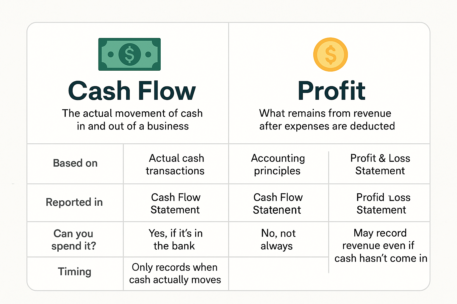 cash flow vs profit | BizSmart: Strategies for Success | Adventus Business Consult cash flow vs profit