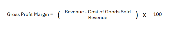 gross profit margin formula