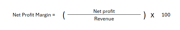 net profit margin formula