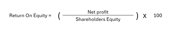 return on equity formula