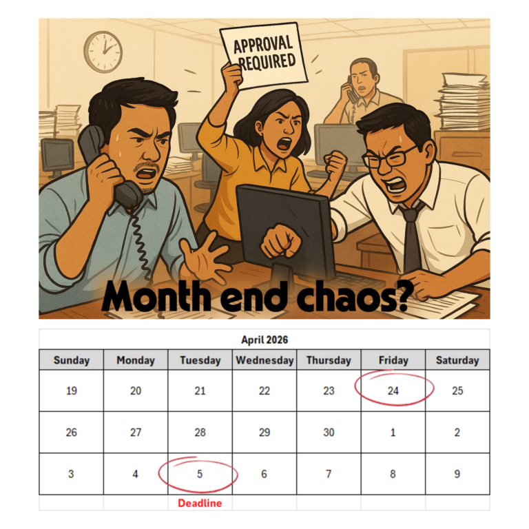 It’s the last Friday of the month. The calendar is full. The pressure is real. No annual leave. No sick leave.
