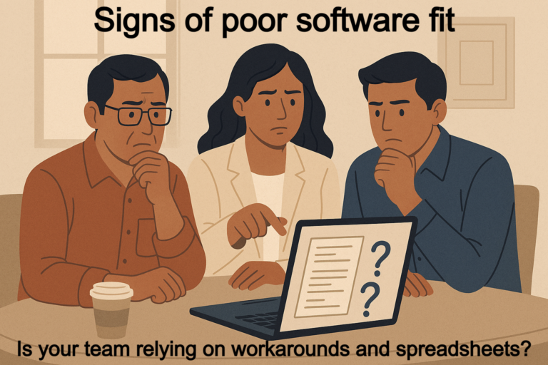Signs of Poor Software Fit